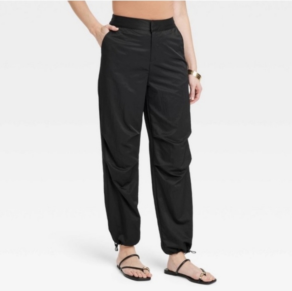 Women's High Rise Parachute Jogger Pants a new day - 14